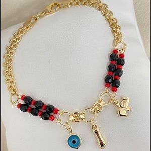 18k Gold Filled Charm Bracelet
